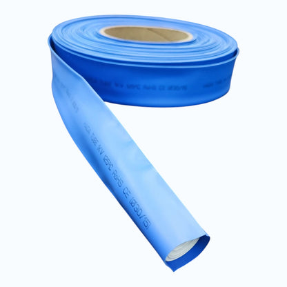 Heat Shrinkable Tube 30mm Blue Temp. rating 125°C,Voltage Rating 0.6/1kV 50meters per roll