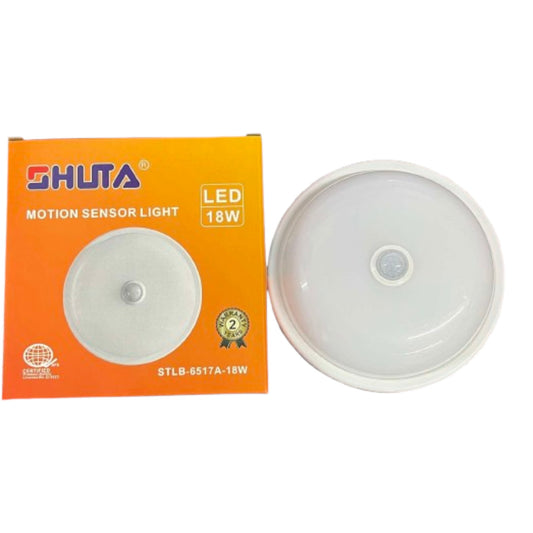 Shuta 18W Motion Sensor LED Light Round 220V Daylight 6500K STLB-6517 18W ELectx Electrical Supply