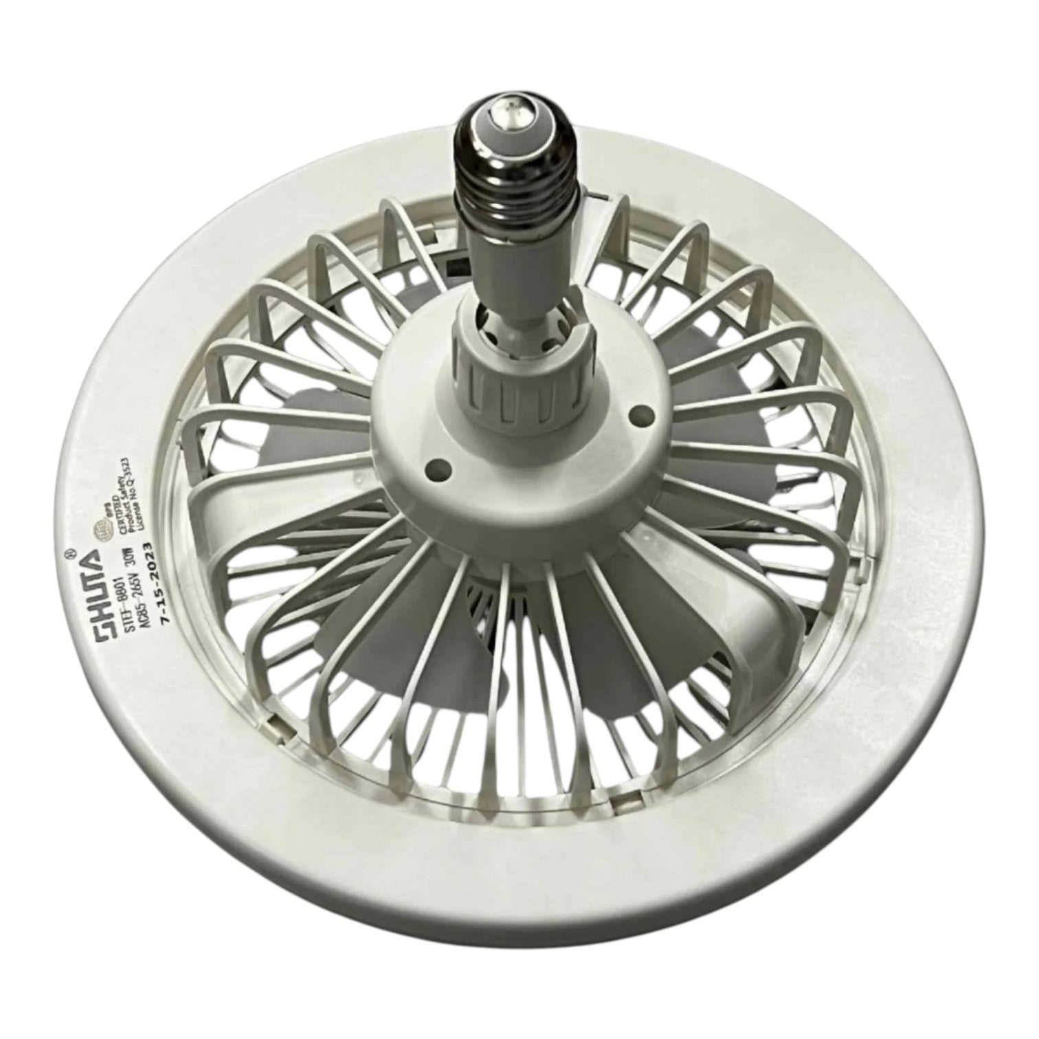 Shuta 30W LED Light with Fan and Fragrance Scent 3 in 1 Daylight 6500K STEF-8801 30W GRAY Electx Electrical Supply