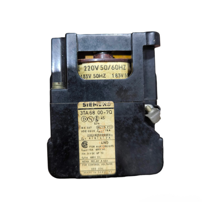 Siemens Magnetic Contactor 4NO 10A 220V 3TA68 00-7Q Electx Electrical SUpply 3