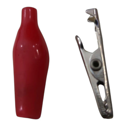 Small Alligator Clip 2A Insulated Electrical Connector Clip Red or Black Electx Electrical Supply