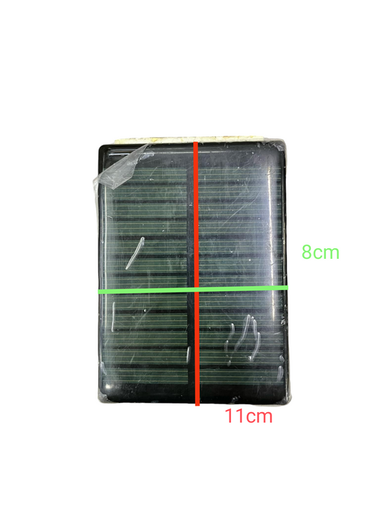 Solar Panel 6V 1 Watts electrical circuitry part from China with 8cm by 11cm dimensions
