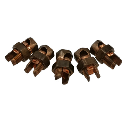 Solderless Connector Single Bolt Wire Size 14mm - 30mm Copper, S-2  AWG 2