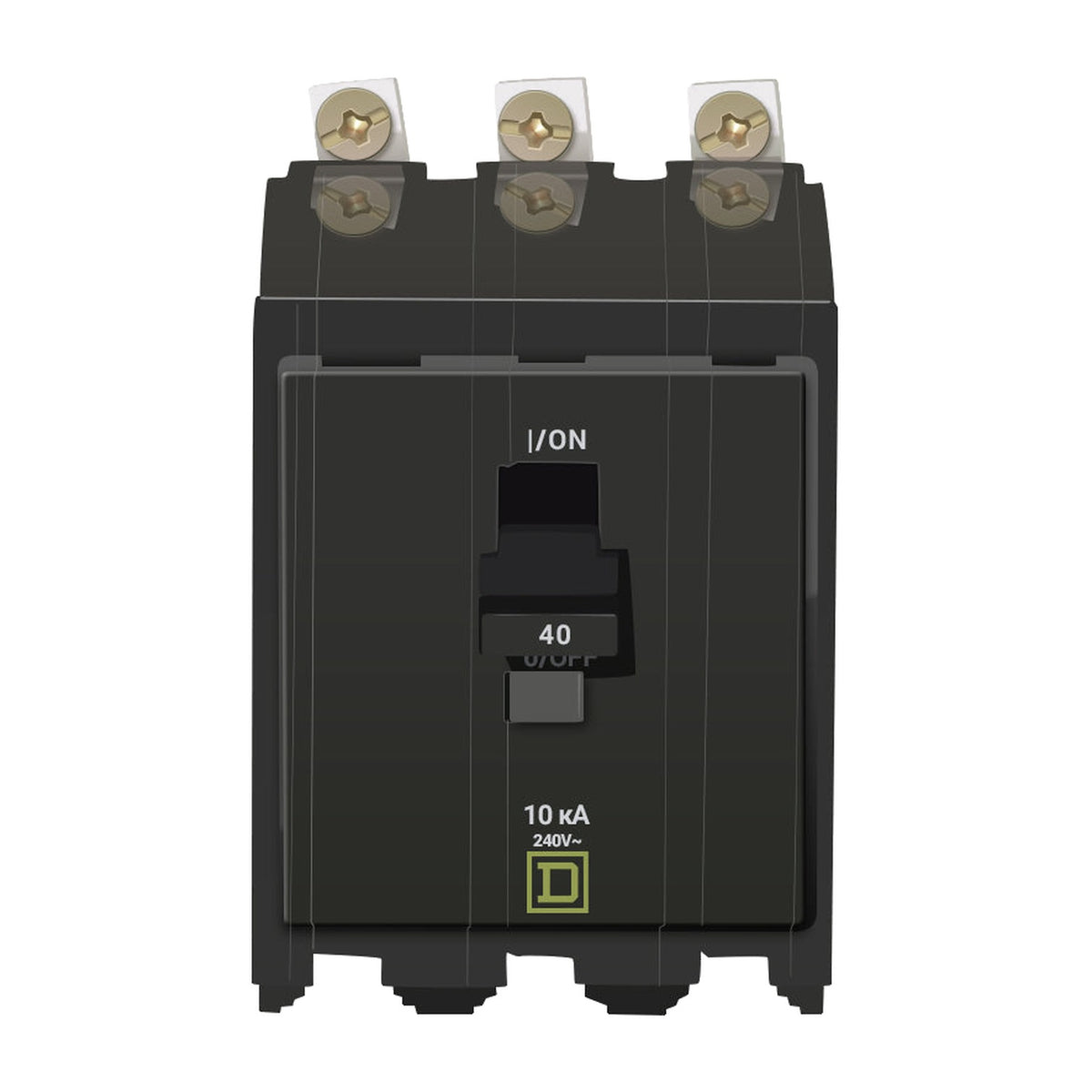 Square D 100A 3 Pole 10KAIC 220V Bolt On Circuit Breaker SE-QOB3100