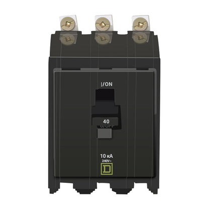 Square D 100A 3 Pole 10KAIC 220V Bolt On Circuit Breaker SE-QOB3100