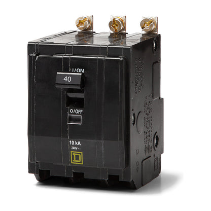 Square D 100A 3 Pole 10KAIC 220V Bolt On Circuit Breaker SE-QOB3100