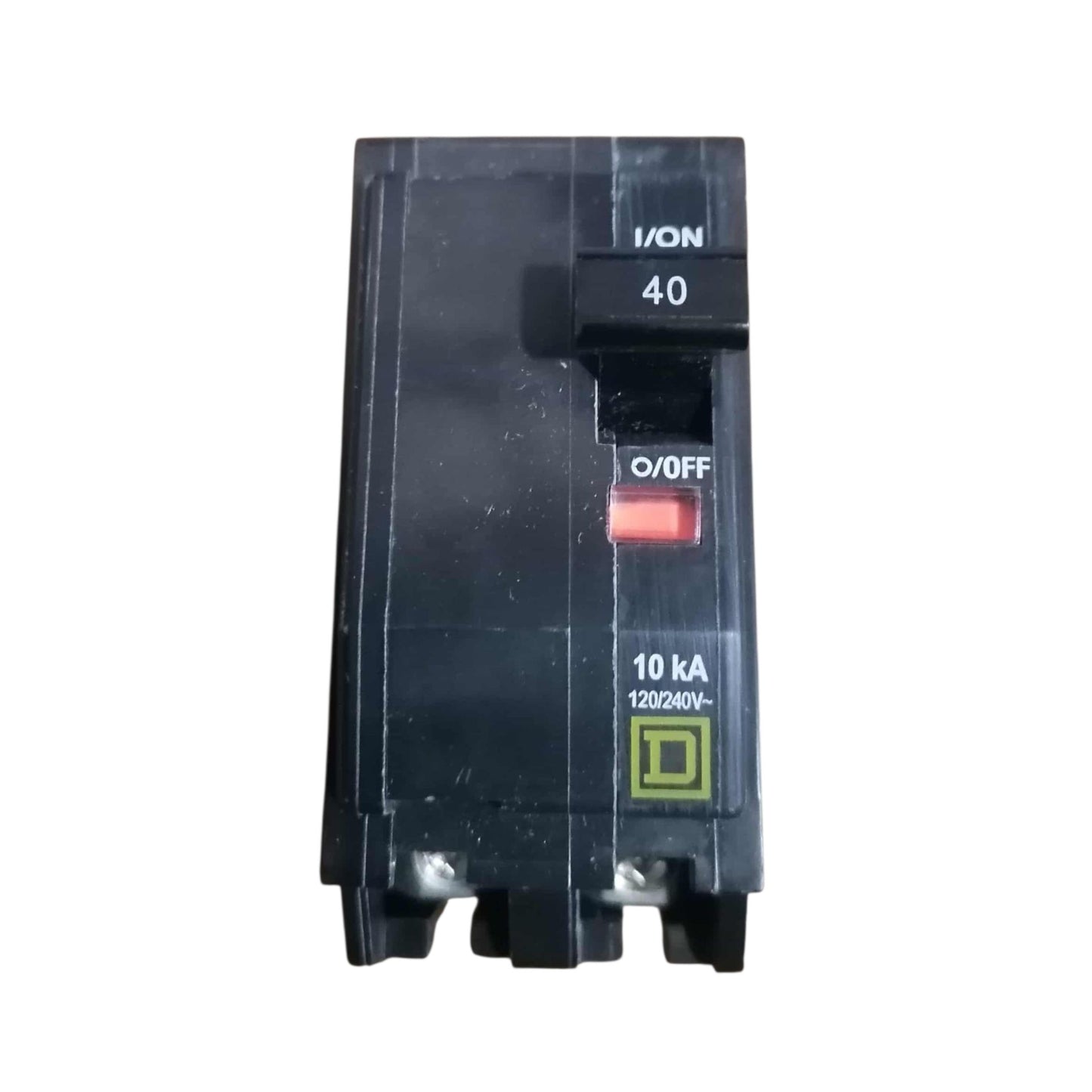 Square D 40A 2Pole 10KAIC 220V Bolt On Circuit Breaker SE-QOB240