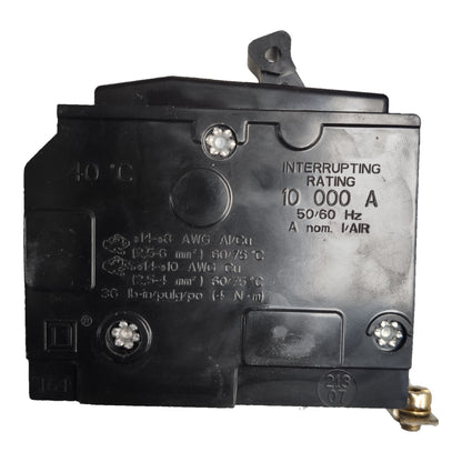 Square D 40A 2Pole 10KAIC 220V Bolt On Circuit Breaker SE-QOB240