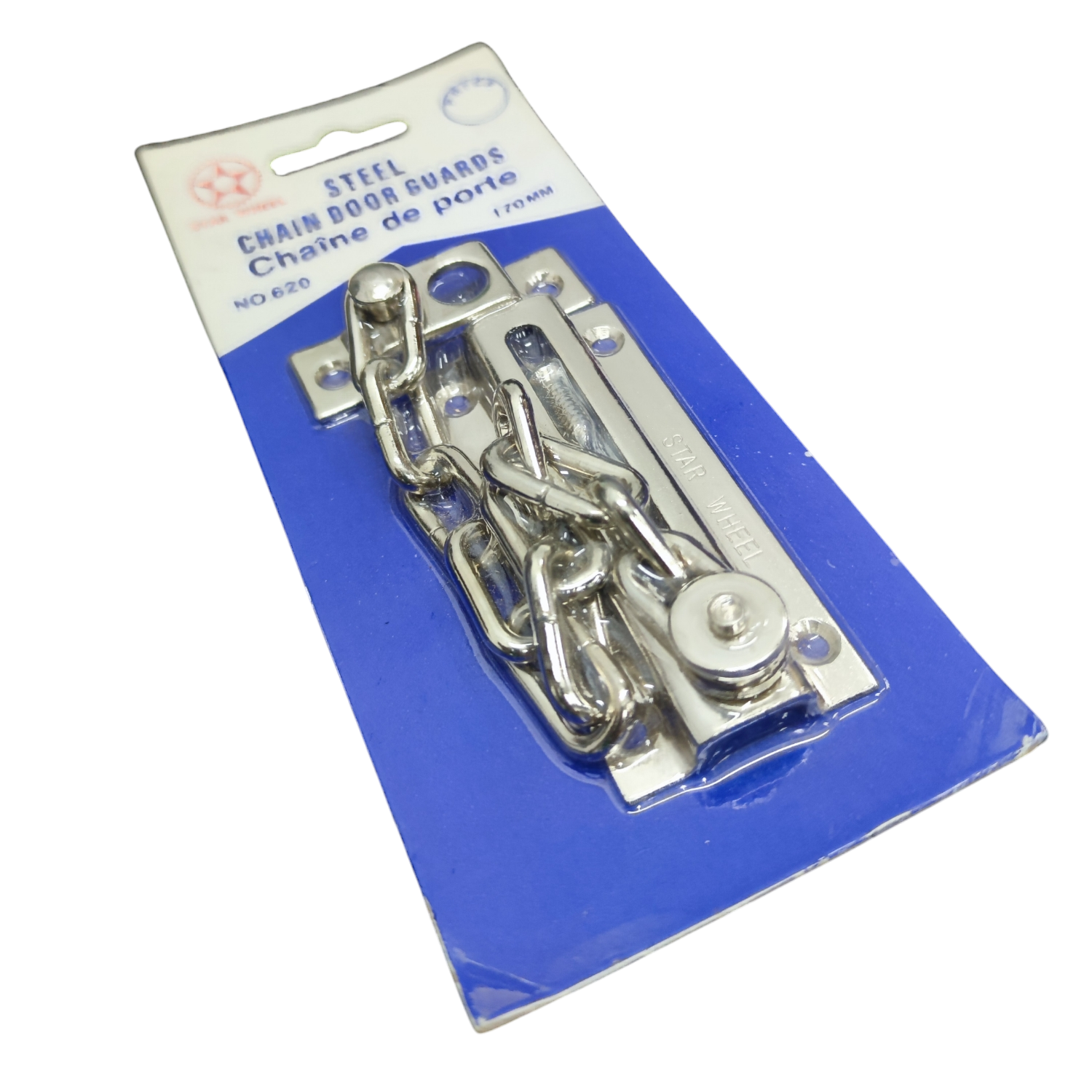 Star Wheel Wheel Chain Door Guards 170mm steel digital door lock security chain