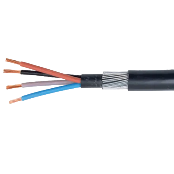 SEC Stranded Copper XLPE Armored Power Cable 0.6/1kV 4 Core x 10mm² IEC 60502-1 CU/XLPE/FR-PVC/SWA/FR-PVC