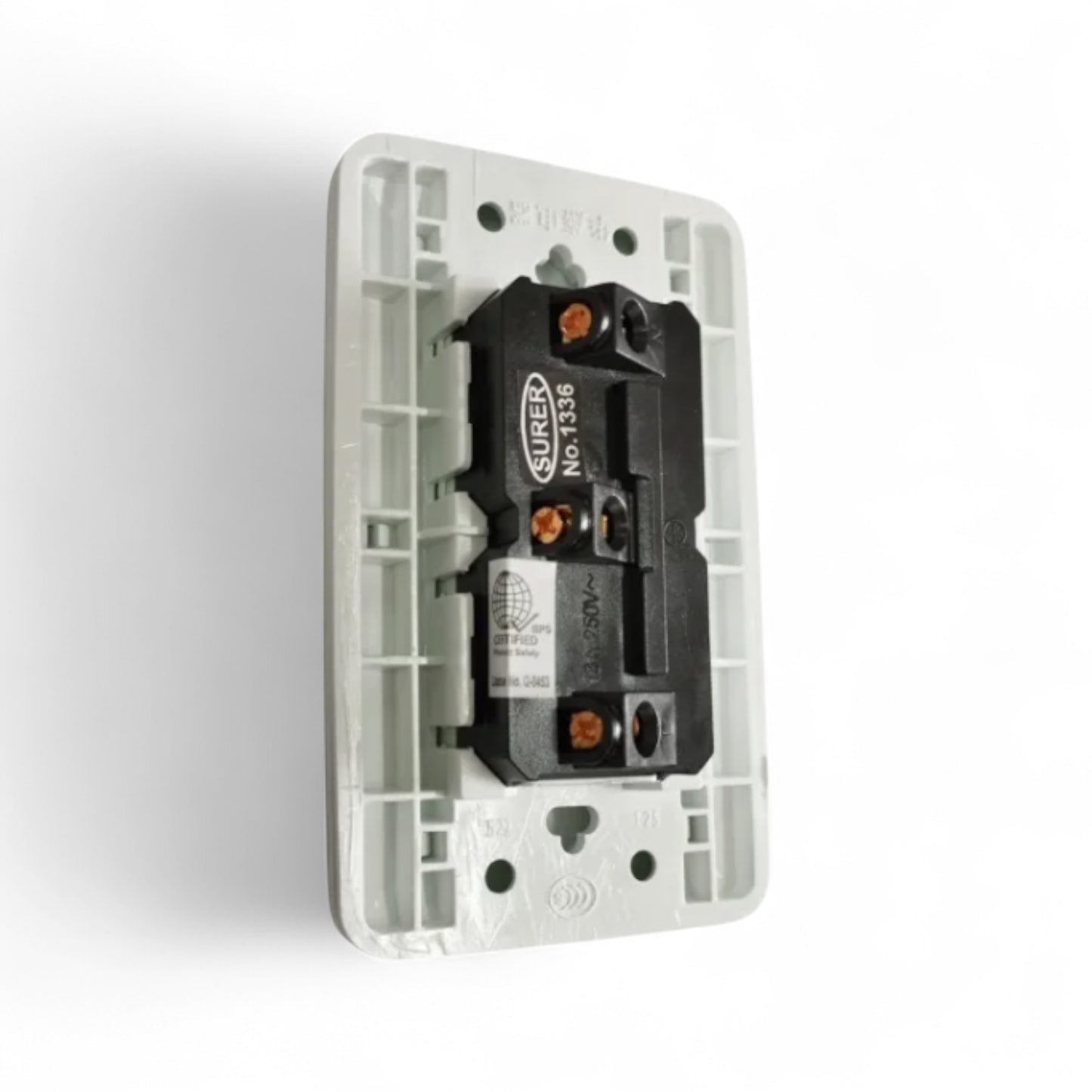 Surer Duplex Universal Outlet with Ground 10A 250V 1336 Electx Electrical SUpply