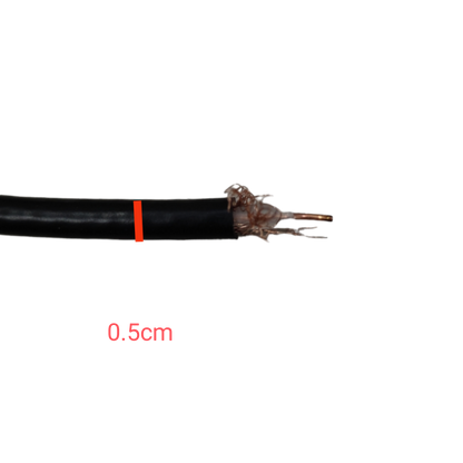 Swan RG58 Coaxial Cable Solid Middle RG58/U Coaxial Cable Radio Cable, 150 Meters Per roll Electx Electrical Supply