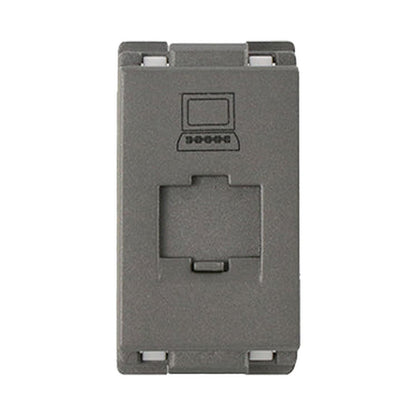 T&J RJ45 CAT6 Computer Module W8211PC Matt Gray