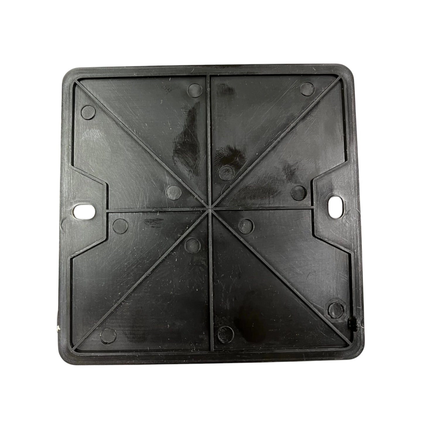 T&J 4 x 4 Square Box Black Cover, Utility Box Cover Black