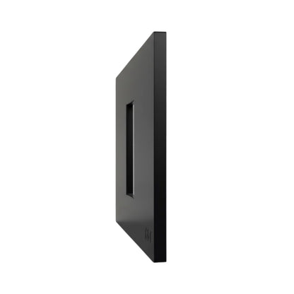 T&J 1 Gang Plate with Mounting Bracket Matt Black W1111-HSBL