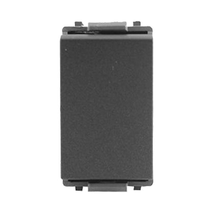 T&J 1 Way 16AX 250V Switch with Blue LED Matt Black W2711L SBL