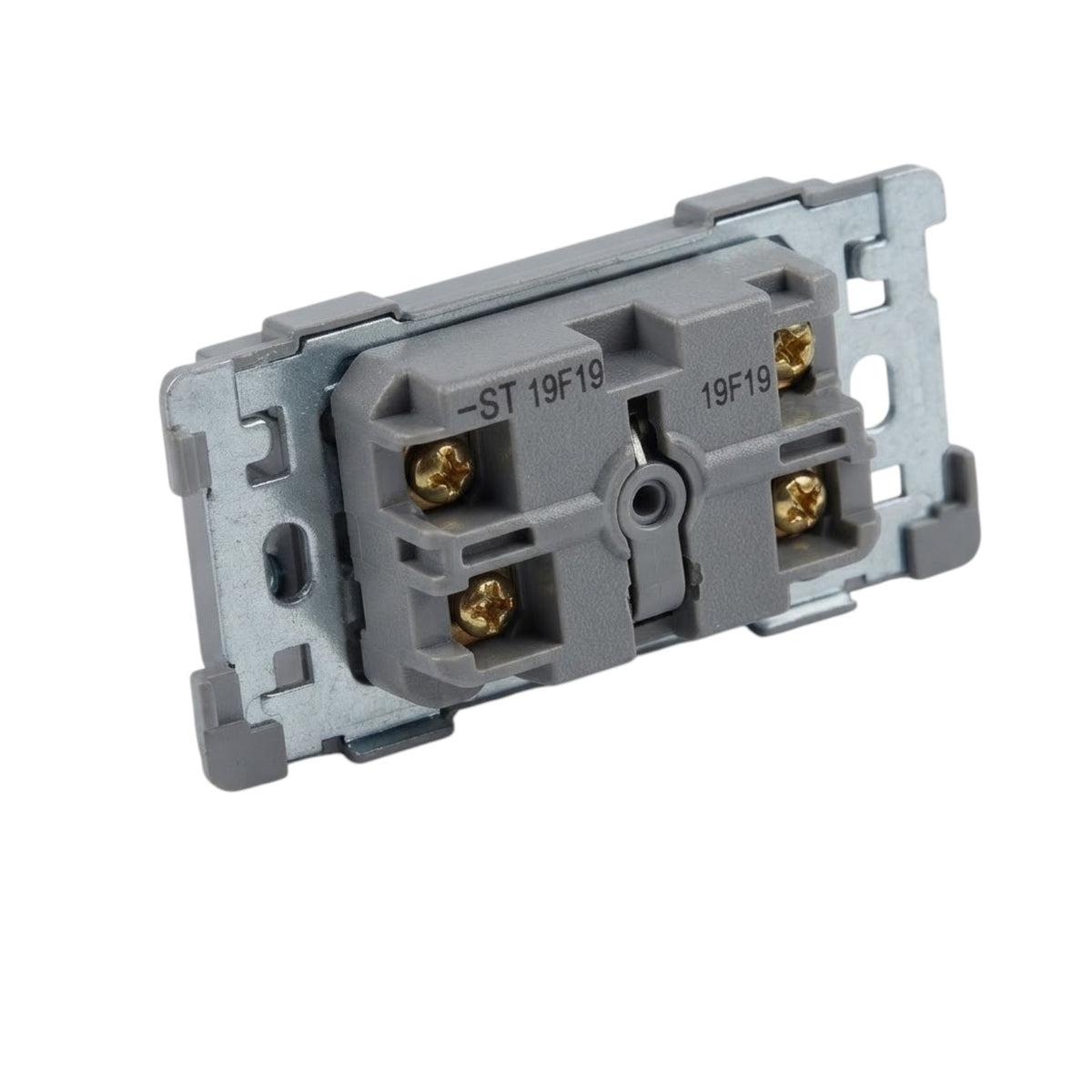 T&J 2 Gang 16A 250V Euro American Socket Module Matt Gray W8416V2 MSB