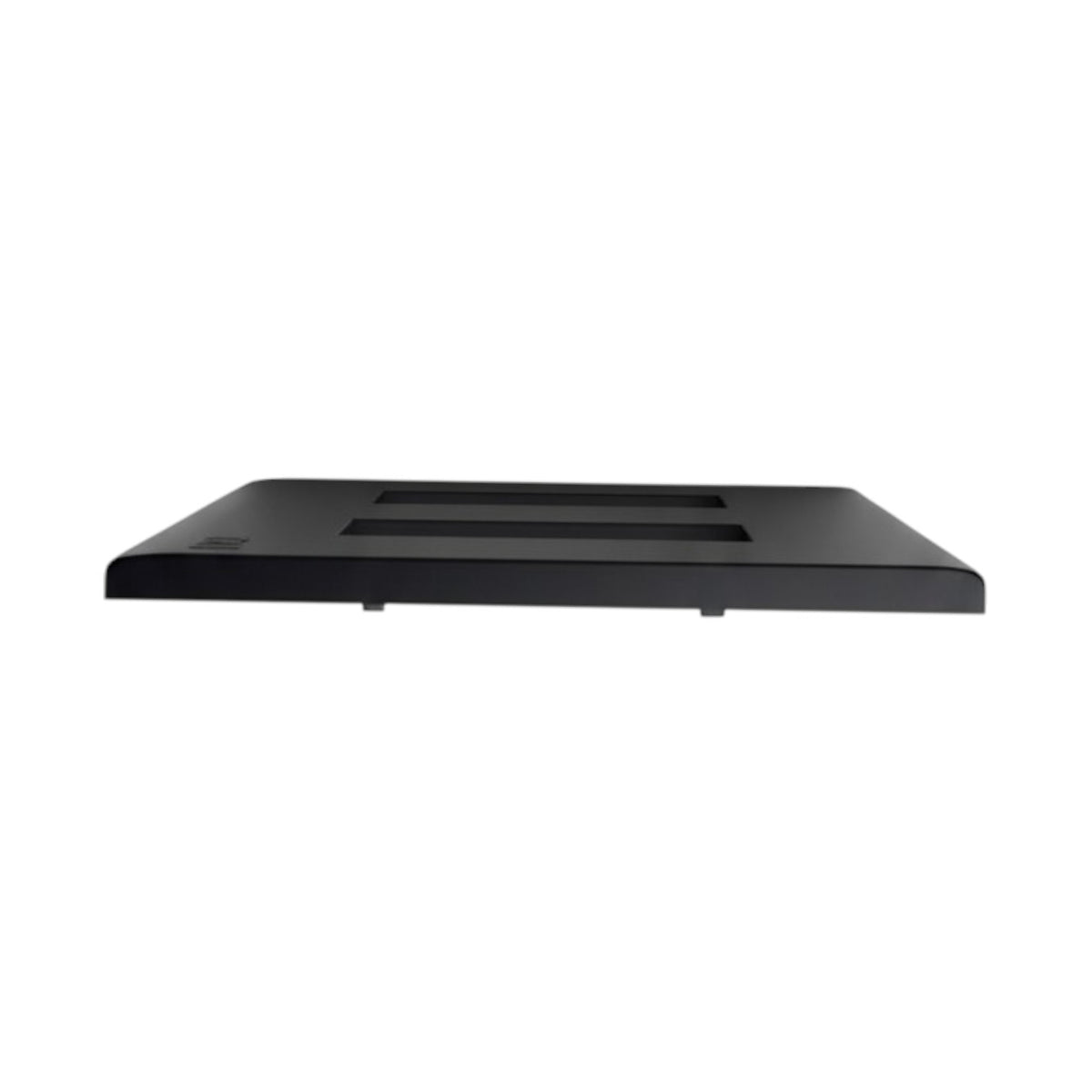 T&J 2 Gang Plate with Mounting Bracket Matt Black W1112-HSBL