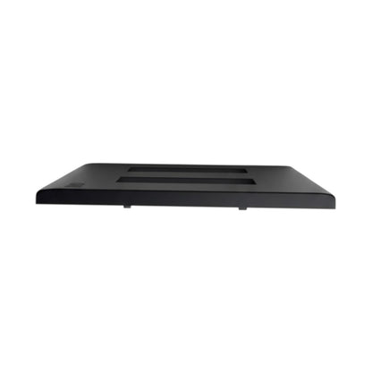 T&J 2 Gang Plate with Mounting Bracket Matt Black W1112-HSBL