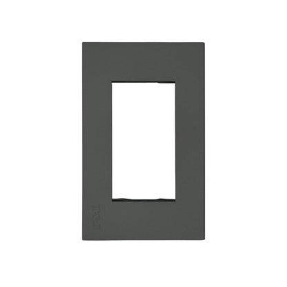 T&J 3 Gang Plate with Mounting Bracket Matt Gray W1113-HMSB