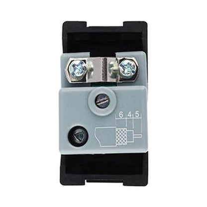 T&J F Connector TV Module Matt Black W8201TV SBL