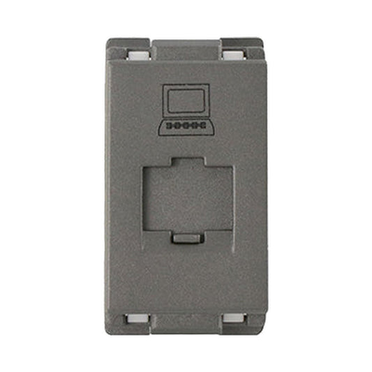 T&J RJ45 CAT6 Computer Module W8211PC Matt Gray