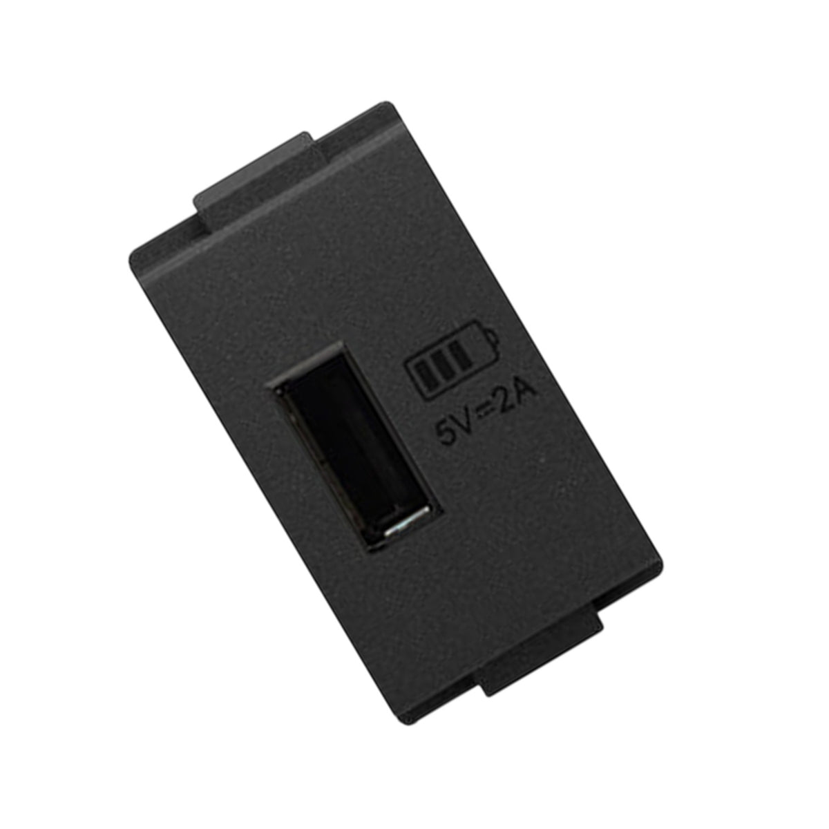 T&J USB Module 2A 5V DC Matt Black W8301USBA SBL