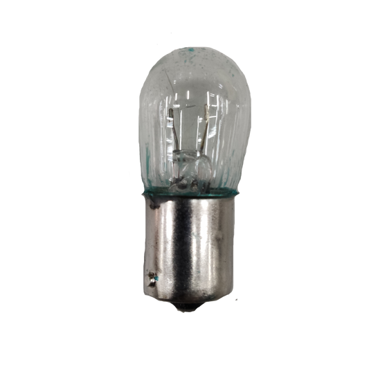 6V B15 emergency light bulb replacement incandescent bulb with clear glass and metal base from Taiwan