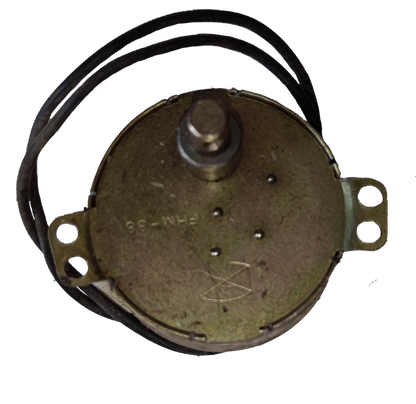 Taiwan-made Synchronous Motor 220V electrical component with metal casing and attached wires