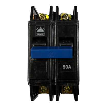Taiyou 50A 2 Pole Circuit Breaker Bolt on 10 KAIC 220V