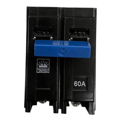 Taiyou 60A 2 Pole Circuit Breaker Plug-in Type 60A 2P Circuit Breaker
