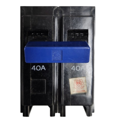 Tayou 40A 2 Pole Circuit Breaker Plug-in Type, 40A 2P Circuit Breakers