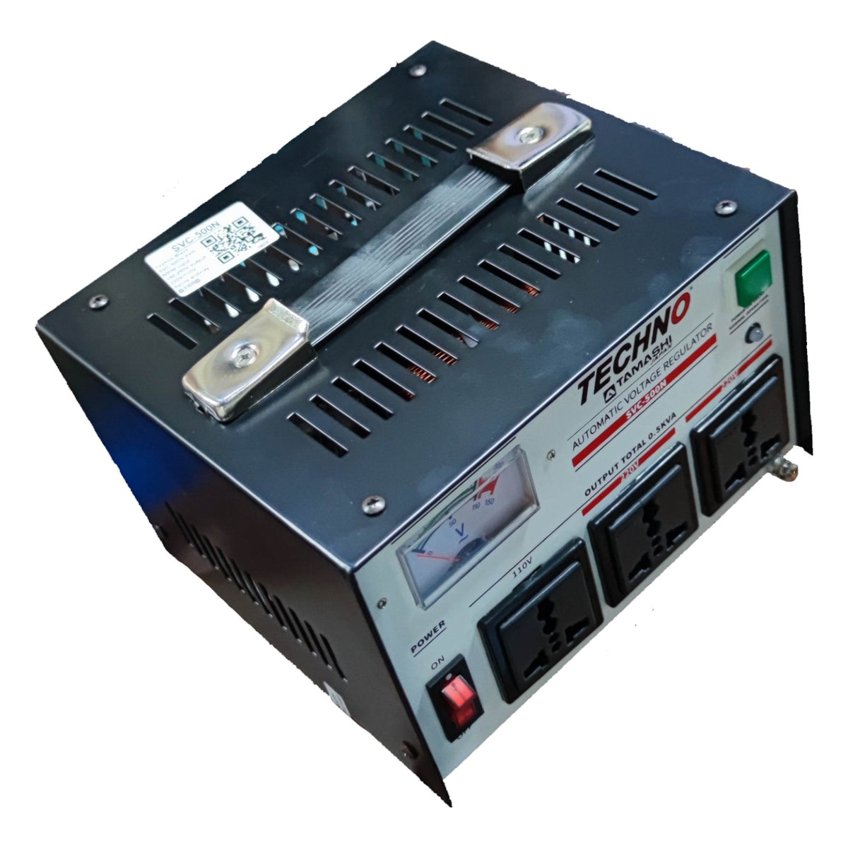 Techno Tamashi 500W AVR Servo Motor 220V Input 220V/110V Output Servo Motor Regulator