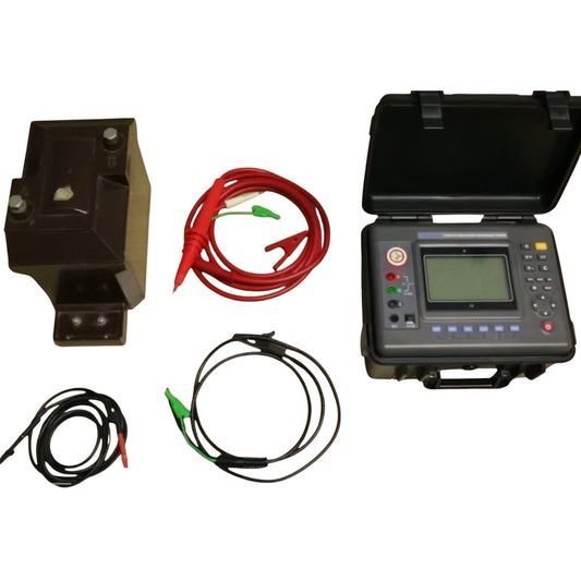Electrical testing equipment with a power supply, cables, and a digital display on a white background UNI-T Digital Insulation Tester Rated 15KV UTG-T3630 HV Test Set Resistance Tester Electx Electrical Supply
