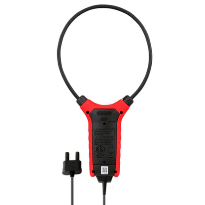 Red and black electronic device with a long cable on a white background UNI-T Flexible Clamp Sensor UTCS09D Max Capacity Range 3000A Electx Electrical Supply
