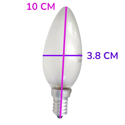 Pollux 25W Candle Bulb Frosted E14 220V