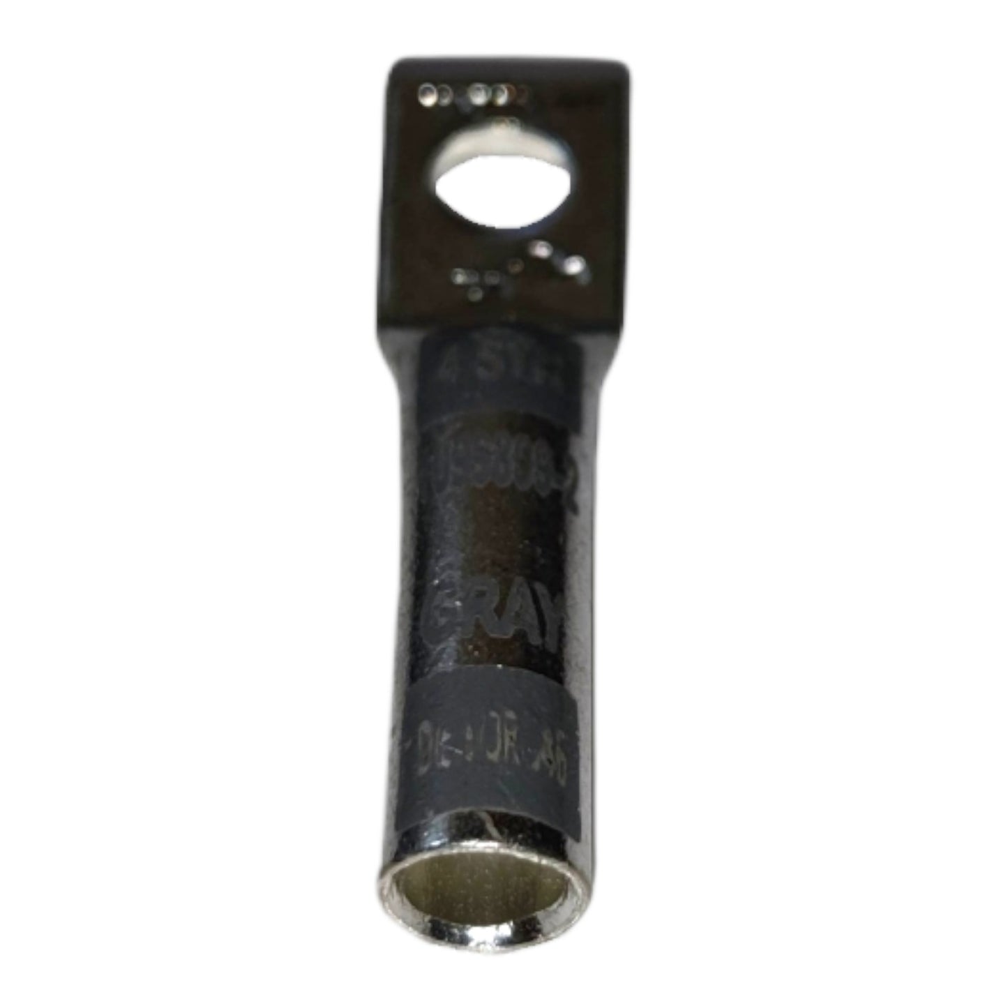 Metal terminal with 'Ray' branding on a white background