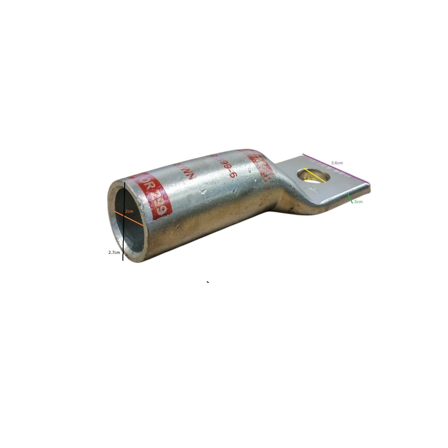 Utilux long barrel compression lugs electrical trade tool for secure cable connections