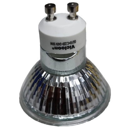 Vicloon GU10 halogen bulb 50W MR16 GU10 with reflective surface for bright lighting