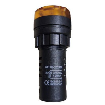 Yellow Panel Buzzer with LED Lamp Indicator Available in 12V 24V or 220V Electx Electrical Supply