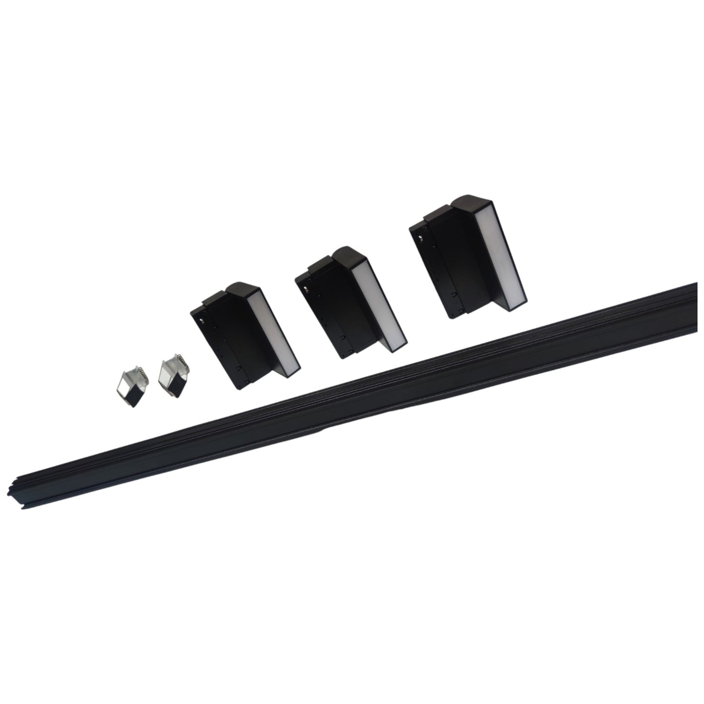 ILLUMIQ TERRA Magnetic Track Light 1 Meter 26mm with 3pcs 6W LED Foldable Flood Daylight 6500K 220V