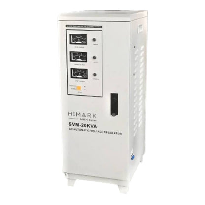 Himark 20000W Automatic Voltage Regulator 1 Input and 1 Output Terminal Binding MCB Protection SVM-20KVA