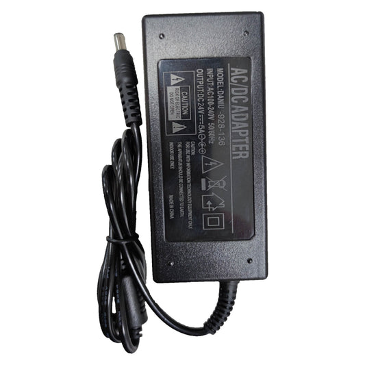 Grippes 24V DC 5A Power Adaptor 220V AC with 5.5mm Crown Plug AC/DC Switching Power Supply
