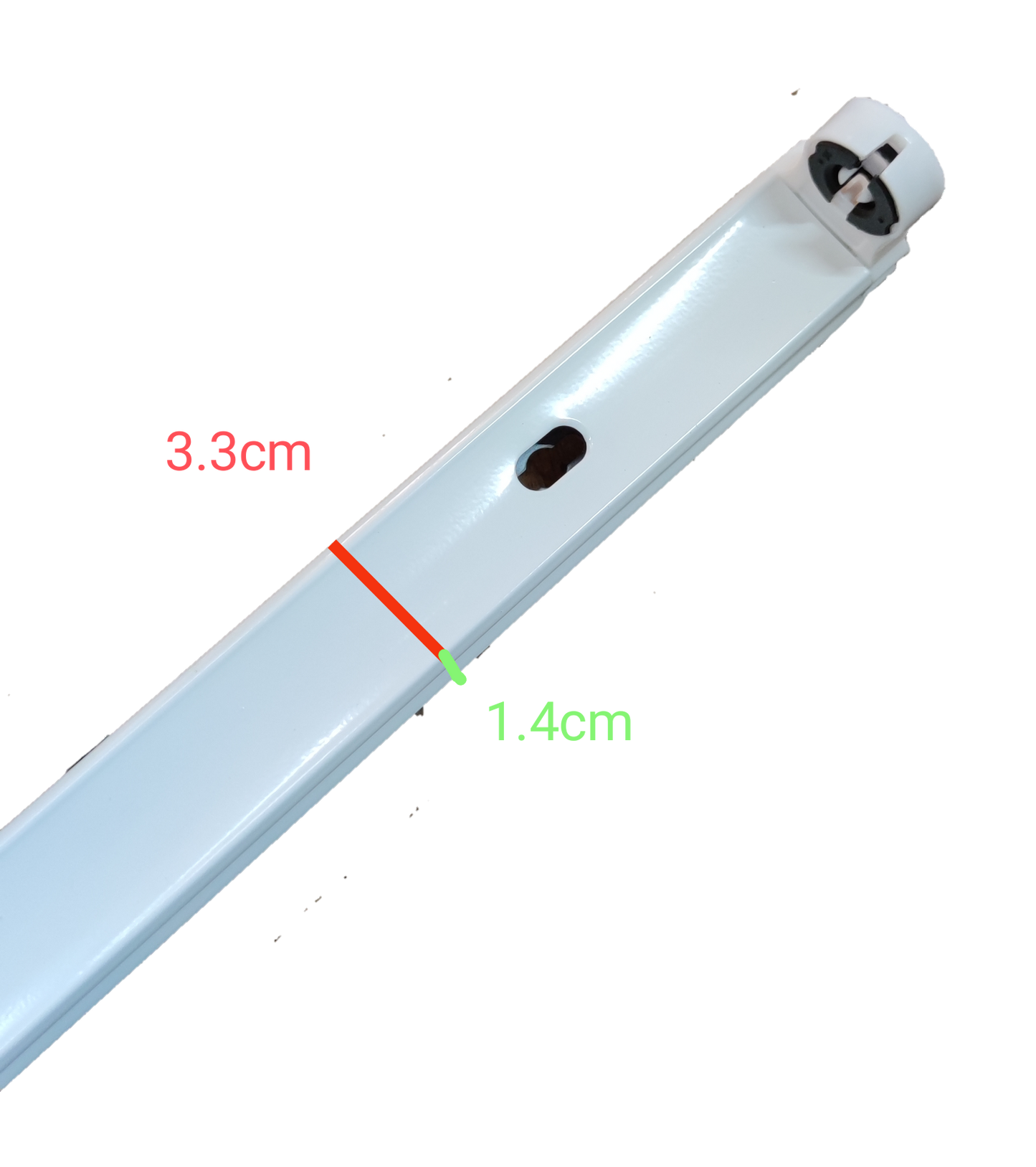 LED Fluorescent Fixture 1200mm Fixture Only, 14W 16W 18W LED Fluorescent Fixture Double Ended