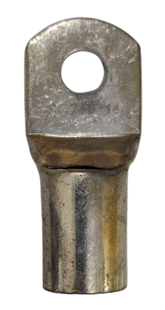 Grippes Short Barrel 1 Hole Terminal Lugs for 175mm² to 200mm² Wire size 14mm stud size