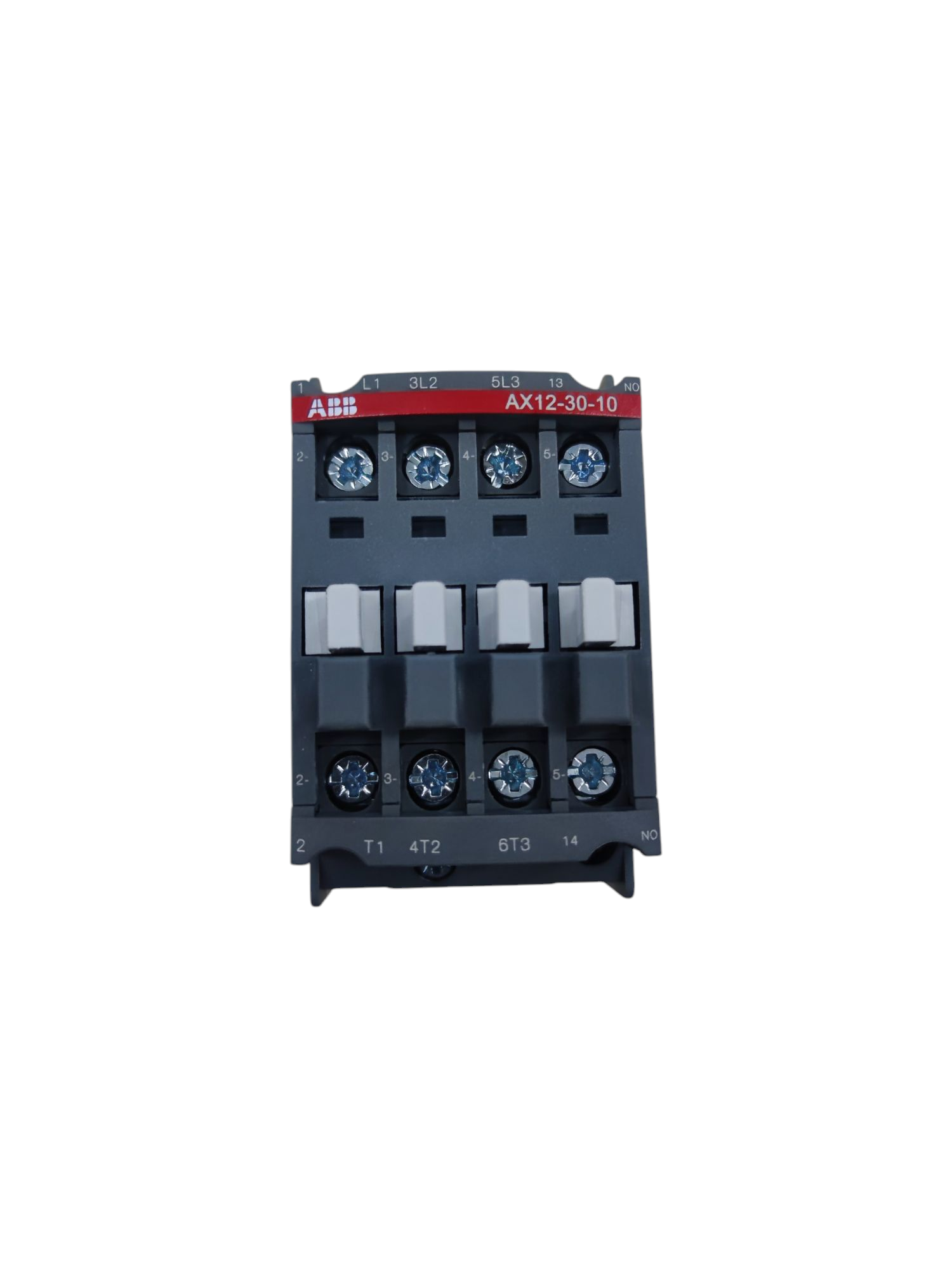 ABB Magnetic Contactor 25A 220V black electrical switch with four connection terminals