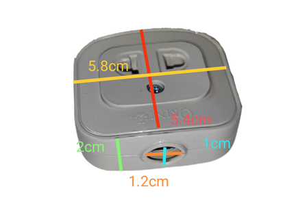 Omni Universal Outlet Surface Type 10A 250V WSO-001 Single Outlet Single Surface Type Outlet WSO001