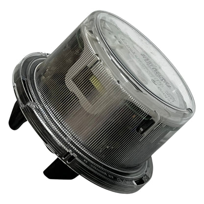 Clear cylindrical light fixture on a white background Aclara KV2C FM3S KWH Electric Meter CT Rated Single Phase 2 Wire 120V to 480VAC 5 Jaws Electx Electrical Supply