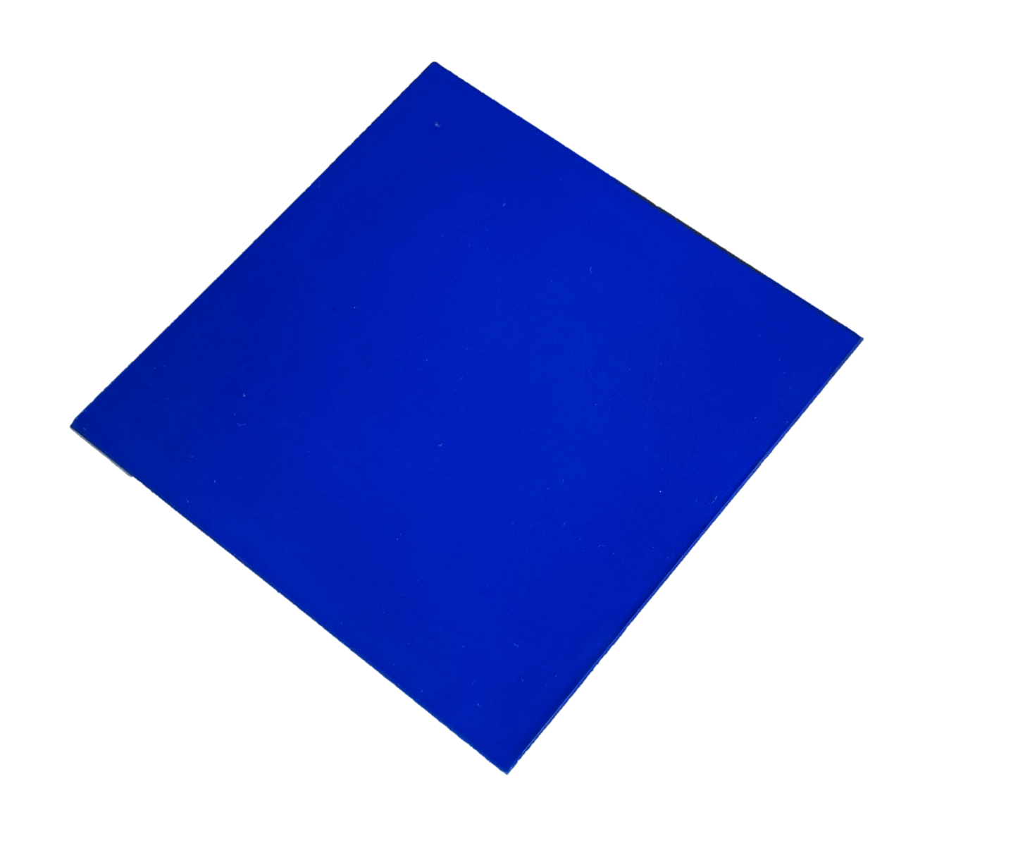 Acrylic blue optical filter sheet for enhancing light and color in decorative projects