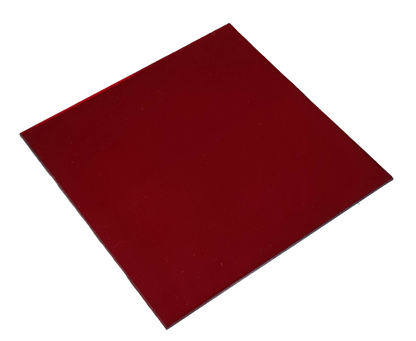 Acrylic red light filter sheet for creating vibrant lighting effects and seasonal decor
